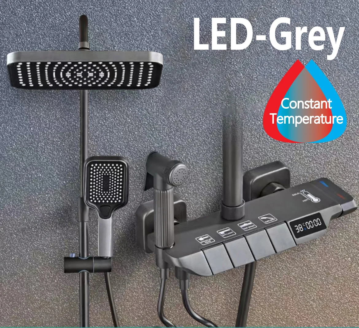 LED Grey Temp