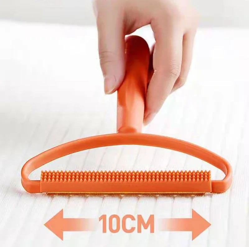 Double-Side Lint Remover Portable Pet Hair Remover Brush Manual Fluff  Remover Clothes Home Appliances Carpet Clothes Brush