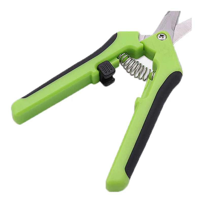 6.5 Inch Gardening Scissors Hand Pruner Pruning Shears Trimming Scissors with Straight Elbow Stainless Steel Blades for Plant