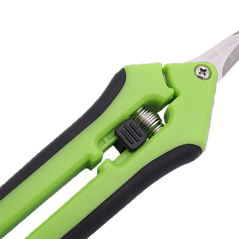 6.5 Inch Gardening Scissors Hand Pruner Pruning Shears Trimming Scissors with Straight Elbow Stainless Steel Blades for Plant