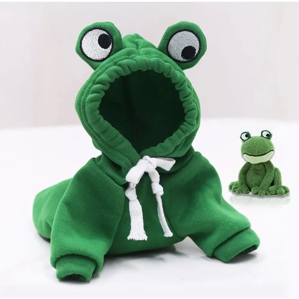 Cute Frog Pet Sweater Puppy Hoodie Pet Clothes Clothes for a Dog Jumper Apparels Dogs Accessories Clothing Dog´s Suit Outfit